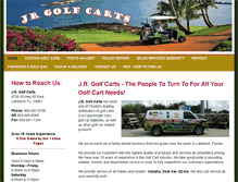 Tablet Screenshot of jrsgolfcarts.com